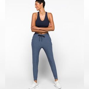 We wander - vuori style blue heathered Jogger Pants